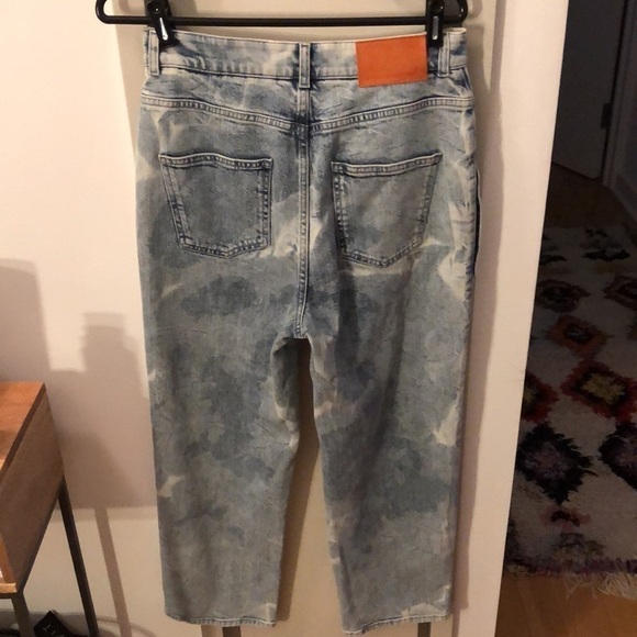 Stella McCartney | NWOT Blue Straight Leg Distressed Jean - Size 30 - Picture 6 of 7